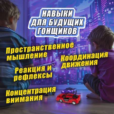 Машинка на пульте управления 1TOY Спортавто Спорткар красный