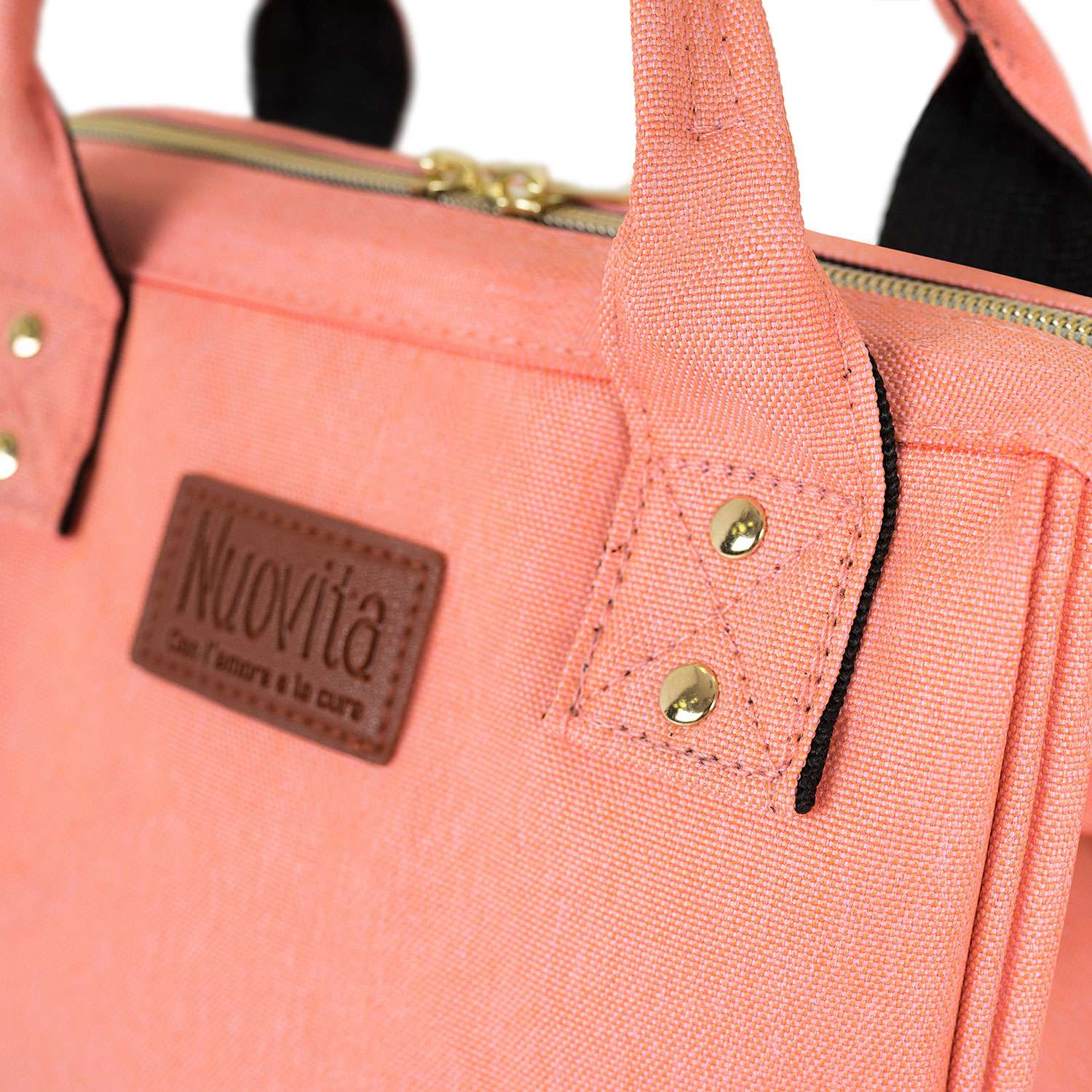 Рюкзак для мамы Nuovita Capcap mini Розовый - фото 7