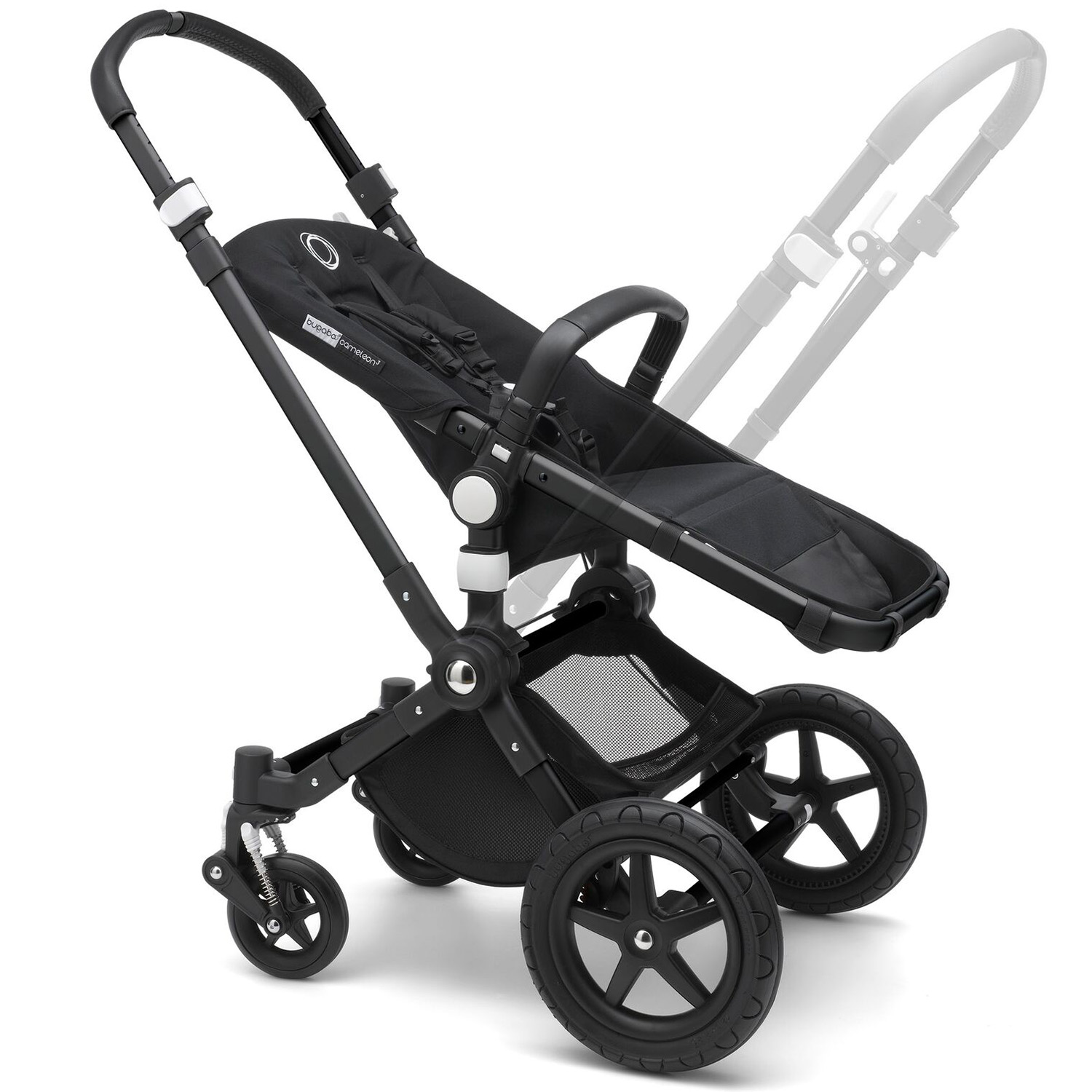 Коляска 2в1 Bugaboo Cameleon3 Plus Complete Black-Grey Melange 239165GM01 - фото 11