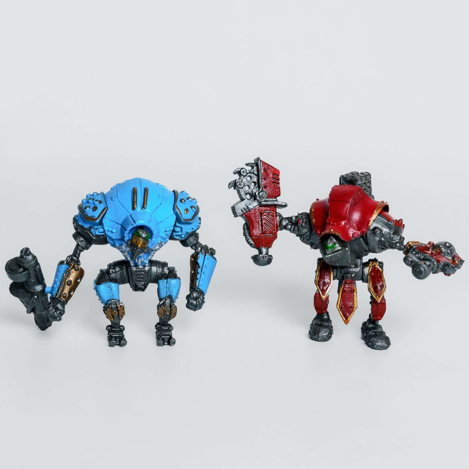 Роботы CyberCode 2 фигурки игрушки для детей развивающие пластиковые коллекционные интересные. 8см - фото 1