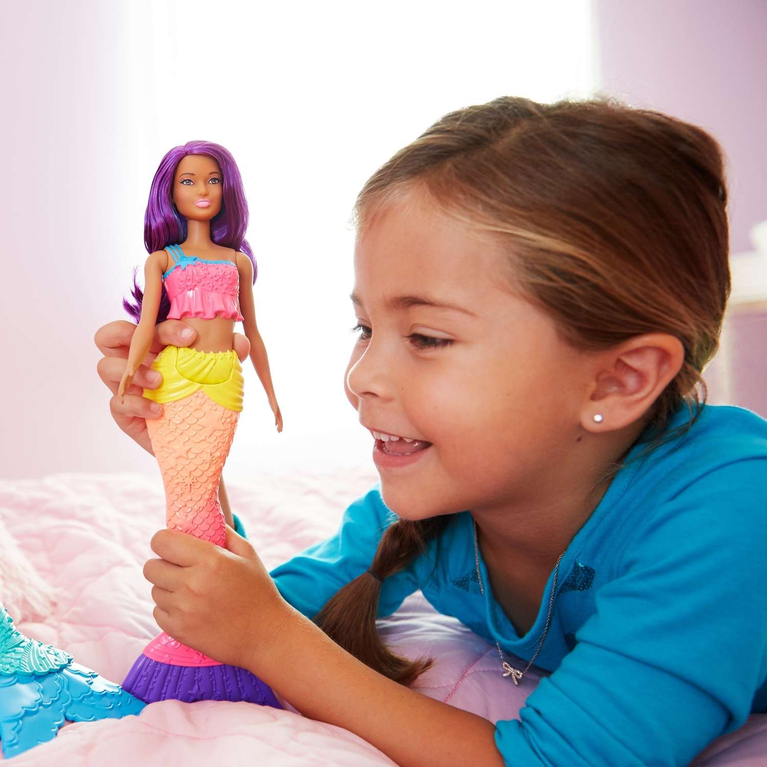 Кукла Barbie Волшебная русалочка FJC90 FJC89 - фото 6
