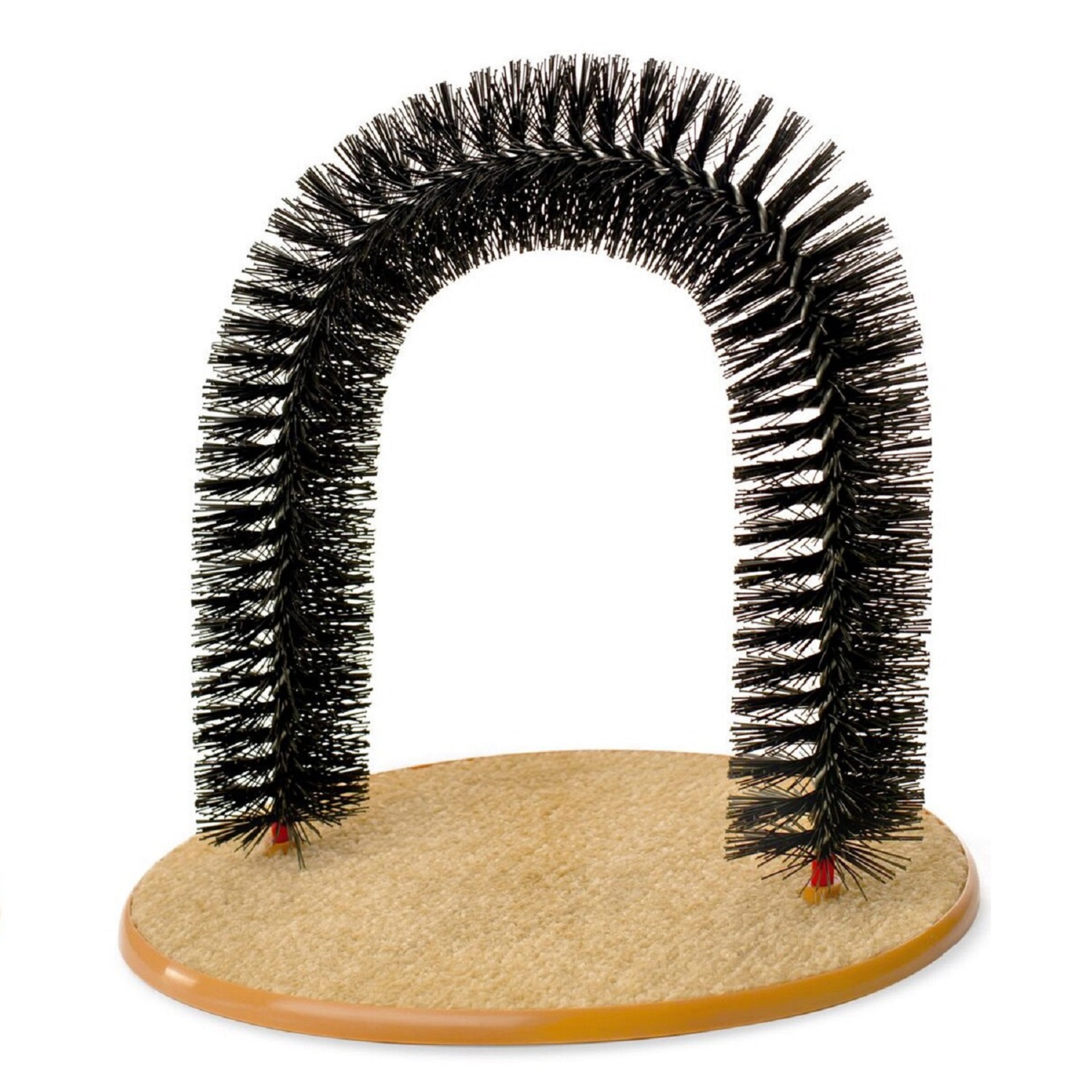 Игрушка для кошек Lilli Pet Brush the cat М Бежевый 20-8224 - фото 1