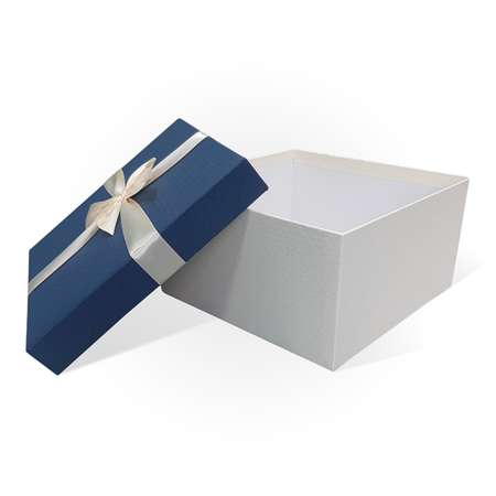 Коробка подарочная РутаУпак Синий слоновая кость