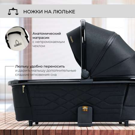 Коляска 2в1 Sweet Baby Elegante GL Black