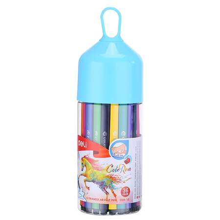 Фломастеры Deli ColoRun 36цветов 1112340