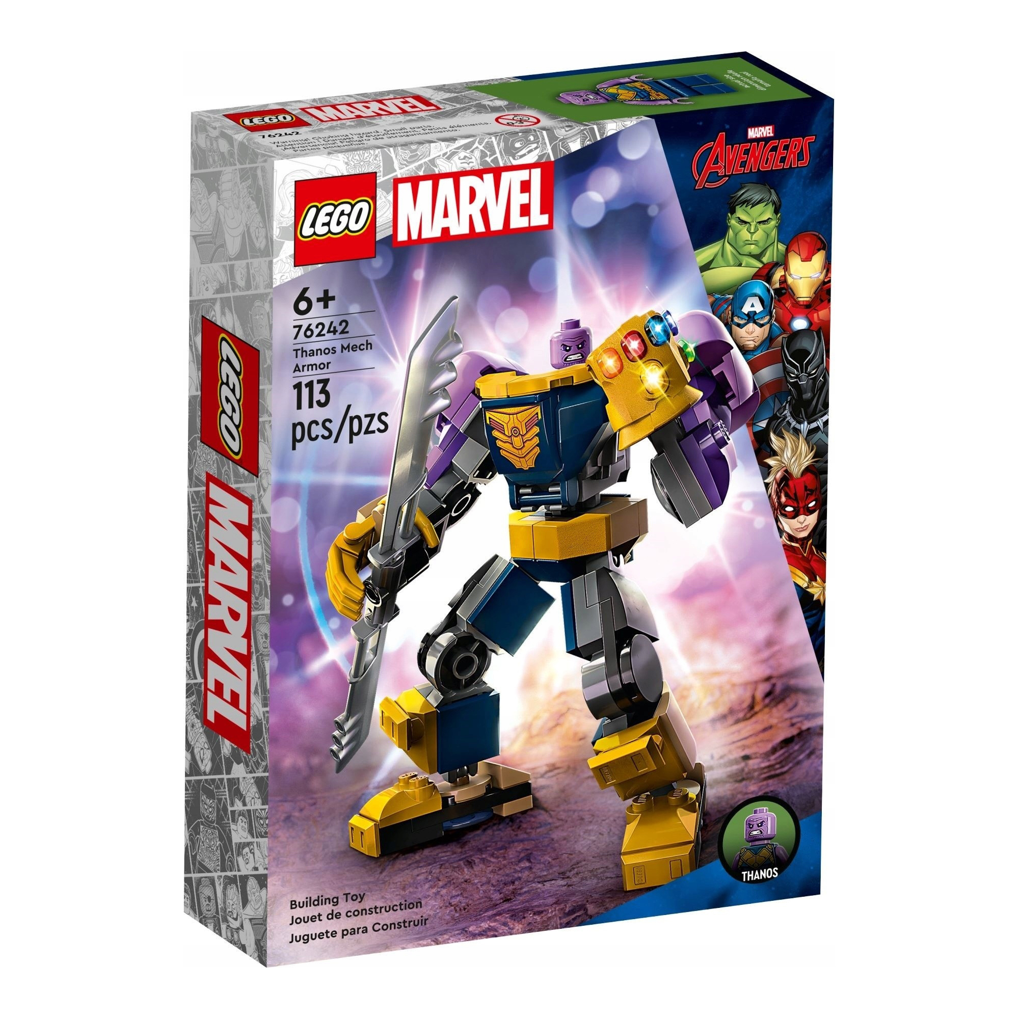 Конструктор LEGO Super Heroes LEGO 76242 Механическая броня Таноса - фото 4