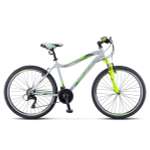 Велосипед STELS Miss-5000 V 26 V050 16 Серебристый/салатовый