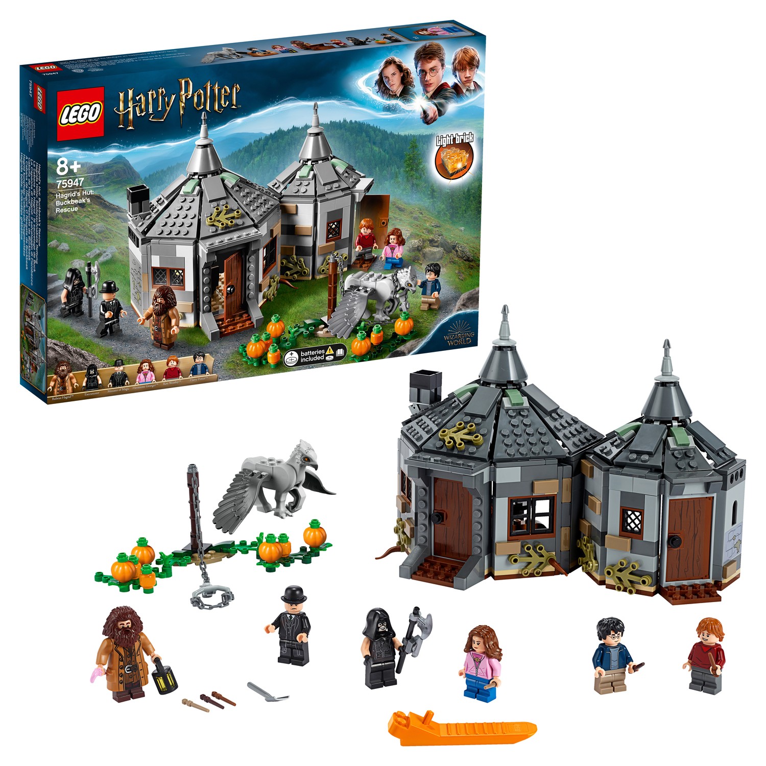 Конструктор LEGO Harry Potter Хижина Хагрида спасение Клювокрыла 75947