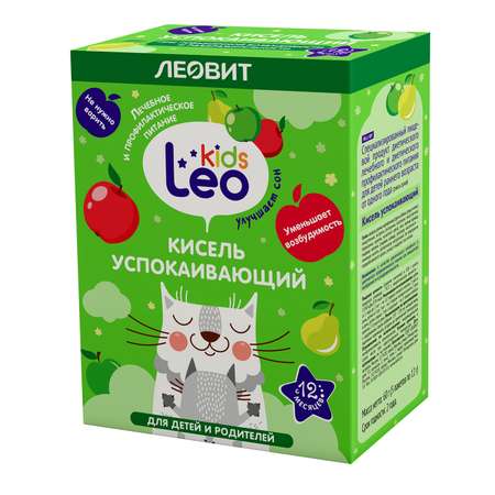 Кисель Леовит LeoKids успокаивающий 12г*5пакетов