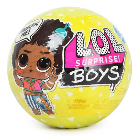 Игрушка в шаре L.O.L. Surprise Мальчик 3 серия в непрозрачной упаковке (Сюрприз) 569350E7C/567004E7C