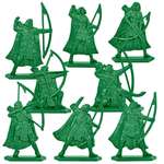 Набор солдатиков Воины и Битвы Лучники Армландии цвет коричнево-зеленый