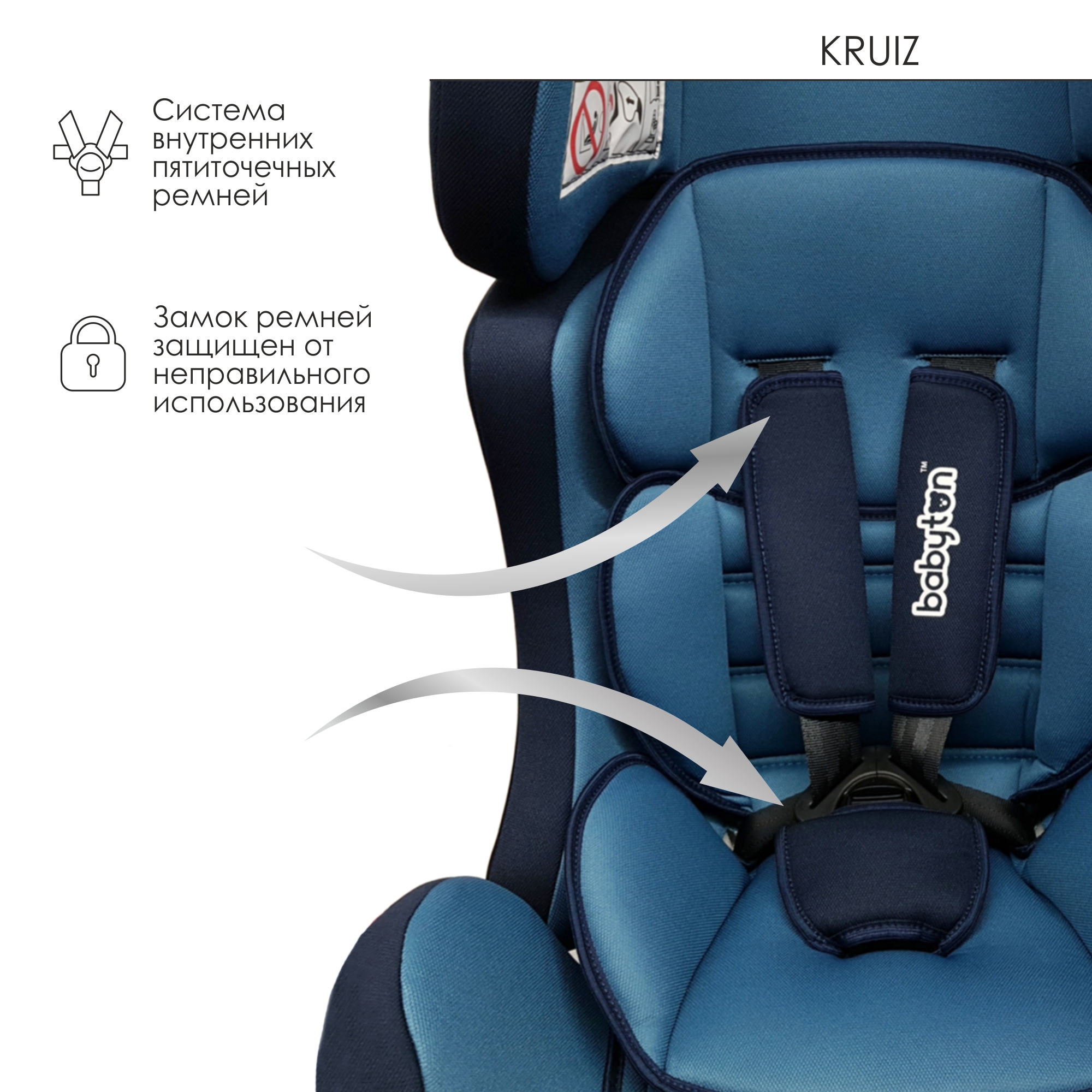 Автокресло Babyton Babyton Kruiz Ocean купить по цене 5989 ₽ в  интернет-магазине Детский мир