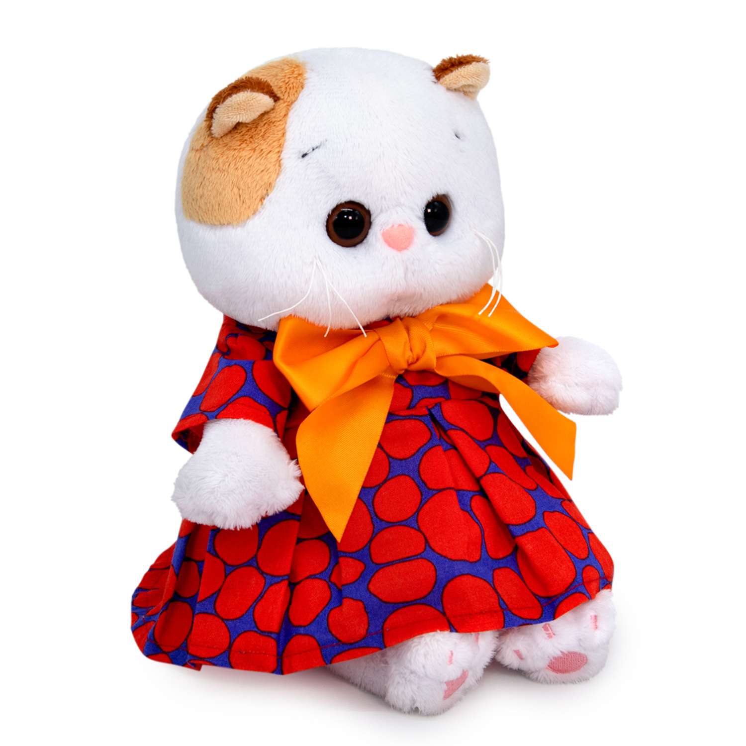 Мягкая игрушка BUDI BASA Ли-Ли BABY в платье с оранжевым бантом 20 см LB-101 - фото 2