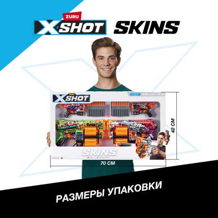 Набор для стрельбы XSHOT Skins Дред с 40 пулями 36801