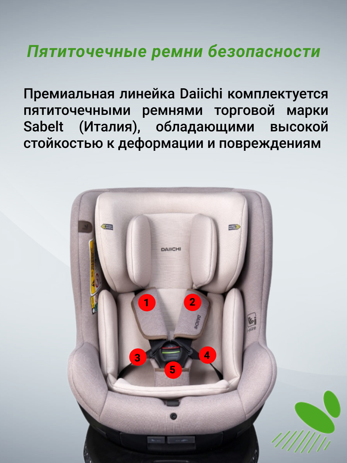 Автомобильное кресло DAIICHI One-FIX 360 i-Size - фото 5