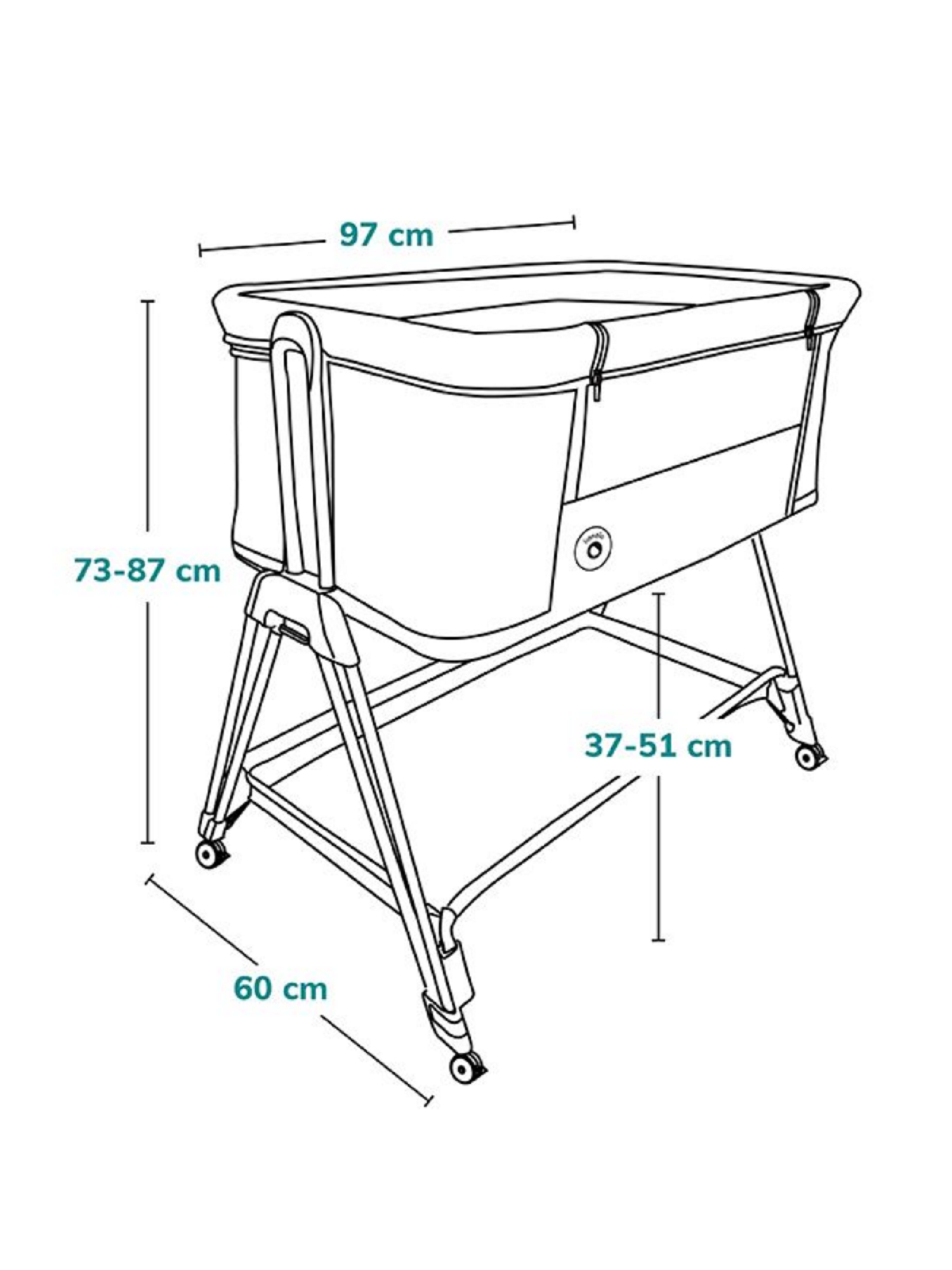 Колыбель Lionelo LUNA GREY CONCRETE - фото 6