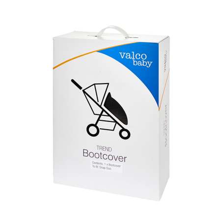 Накидка на ножки Valco Baby к коляске Snap Duo Trend цвет: Charcoal
