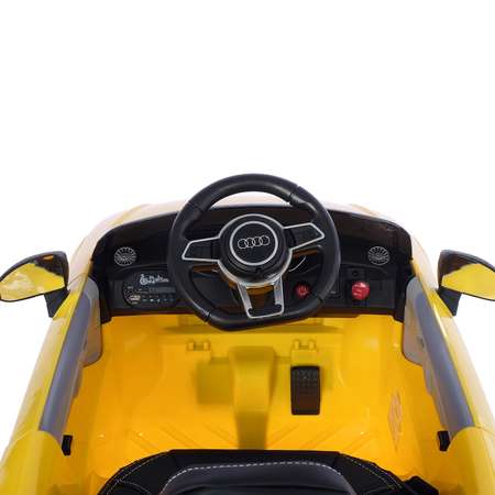 Электромобиль Sima-Land AUDI TT RS окраска желтый