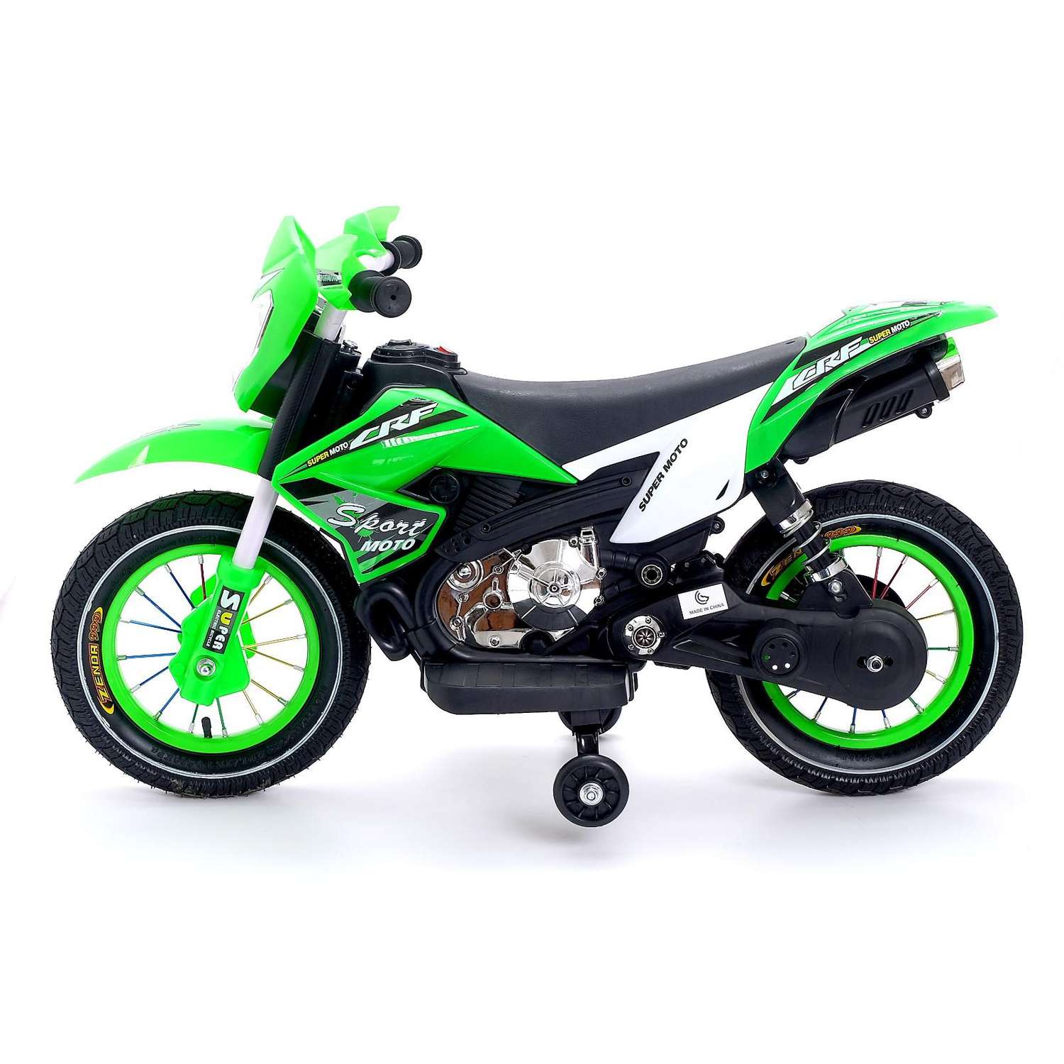 Электромотоцикл Sima-Land Кросс цвет зеленый - фото 2