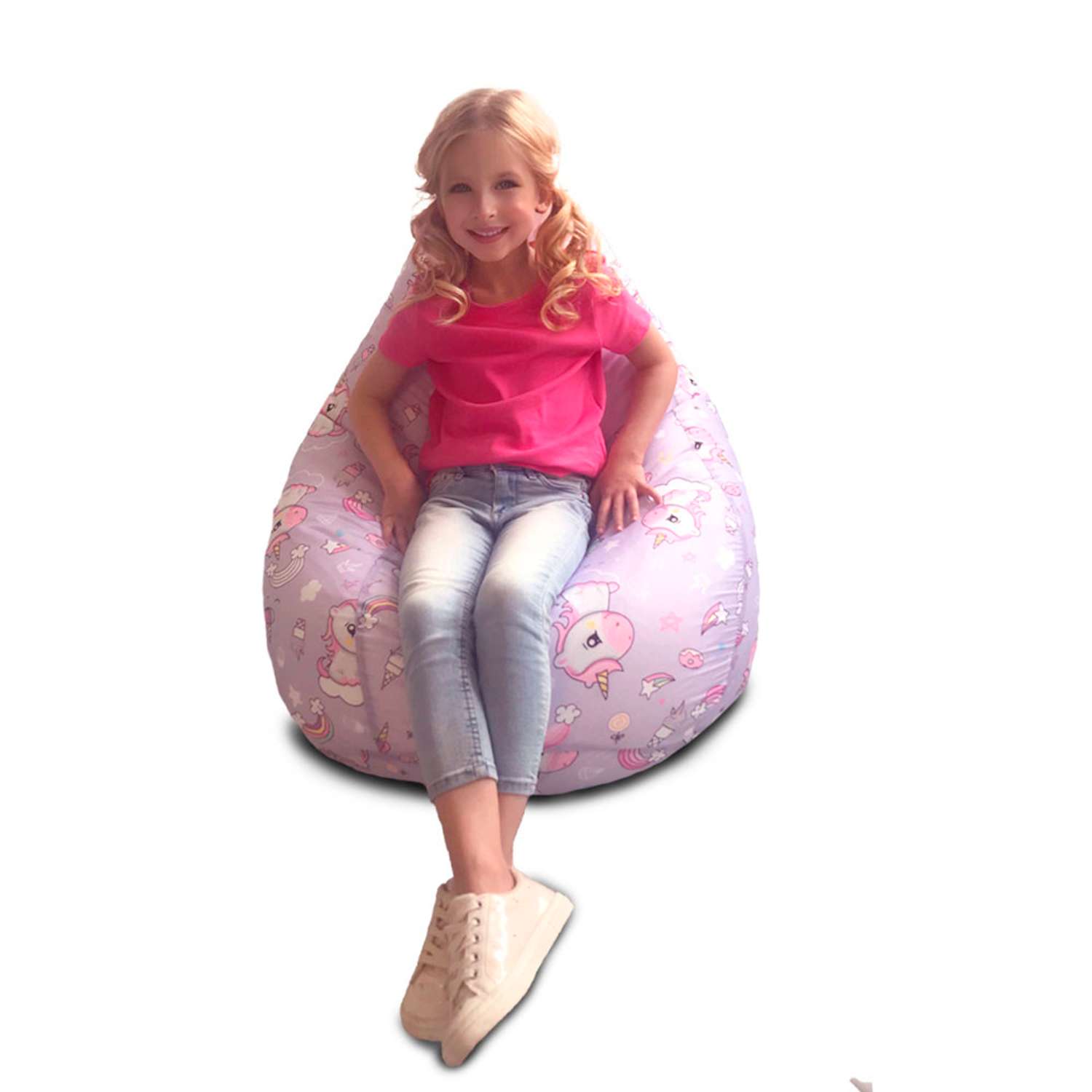 Кресло-мешок груша Bean Joy размер XL оксфорд принт - фото 3
