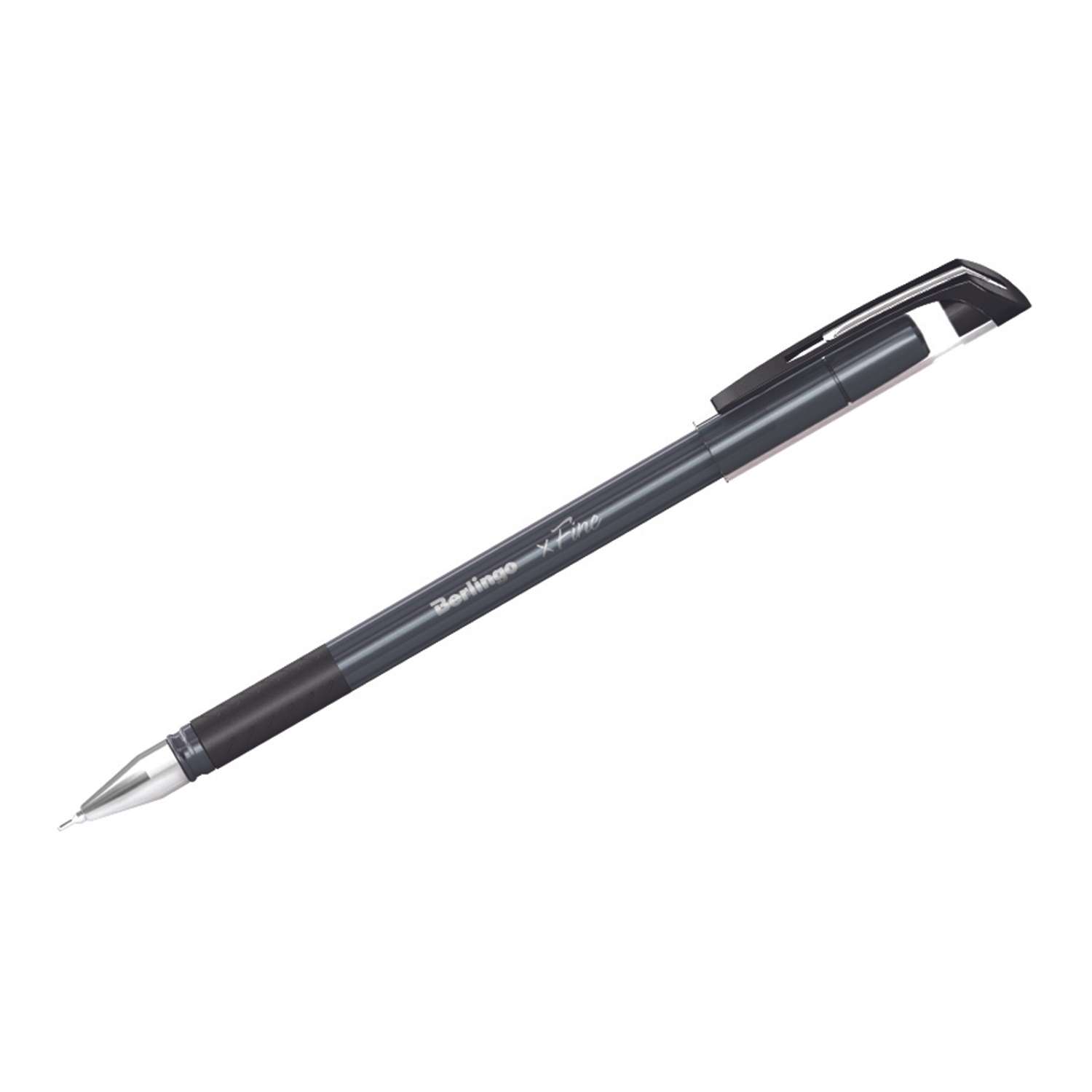 Ручка шариковая Berlingo xFine черная 03мм грип набор 12 шт - фото 1