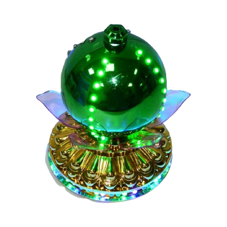 Светильник Uniglodis LED Лотос с шаром Зеленый