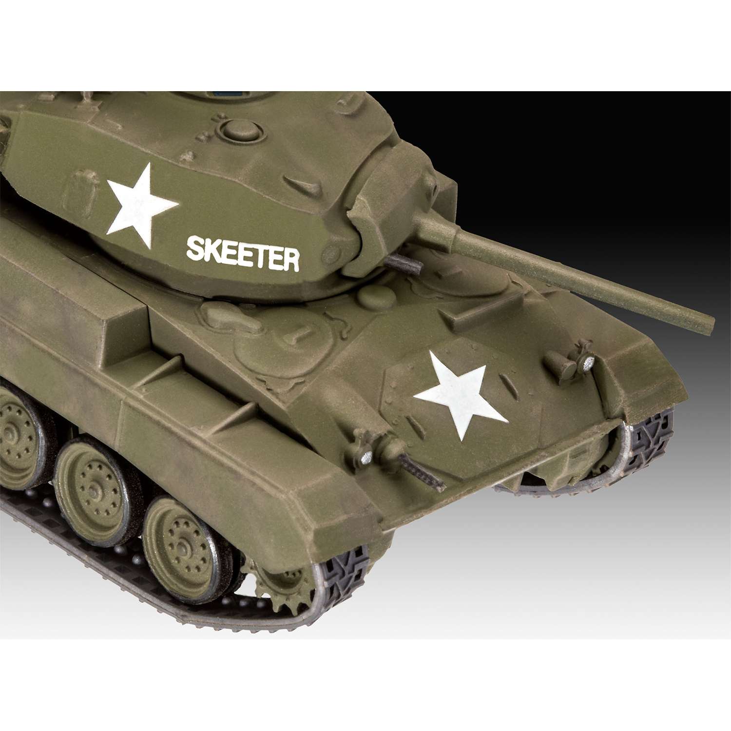 Сборная модель Revell Лёгкий танк США M24 Чаффи 03323 - фото 4