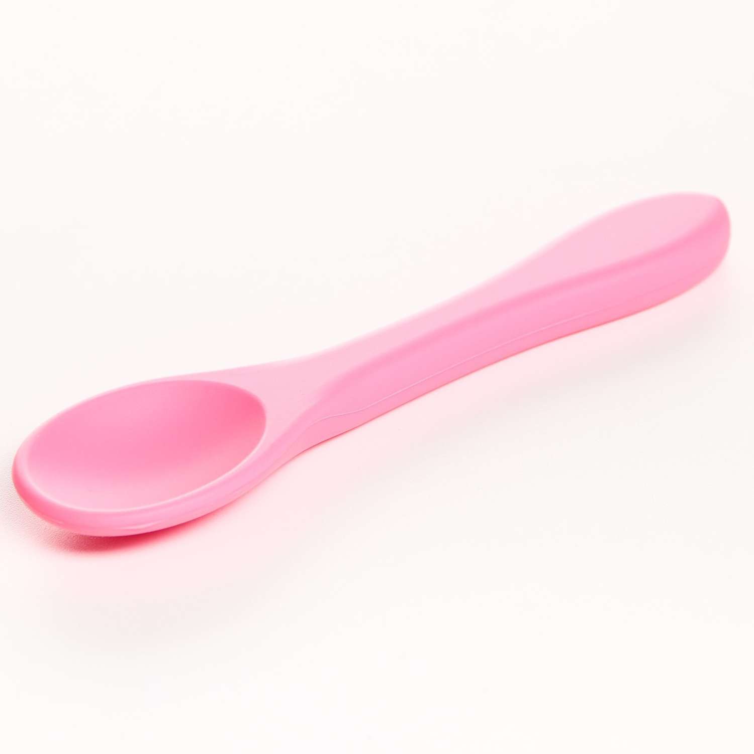 Набор для кормления Mum and Baby миска на присоске с крышкой ложка цвет розовый - фото 5