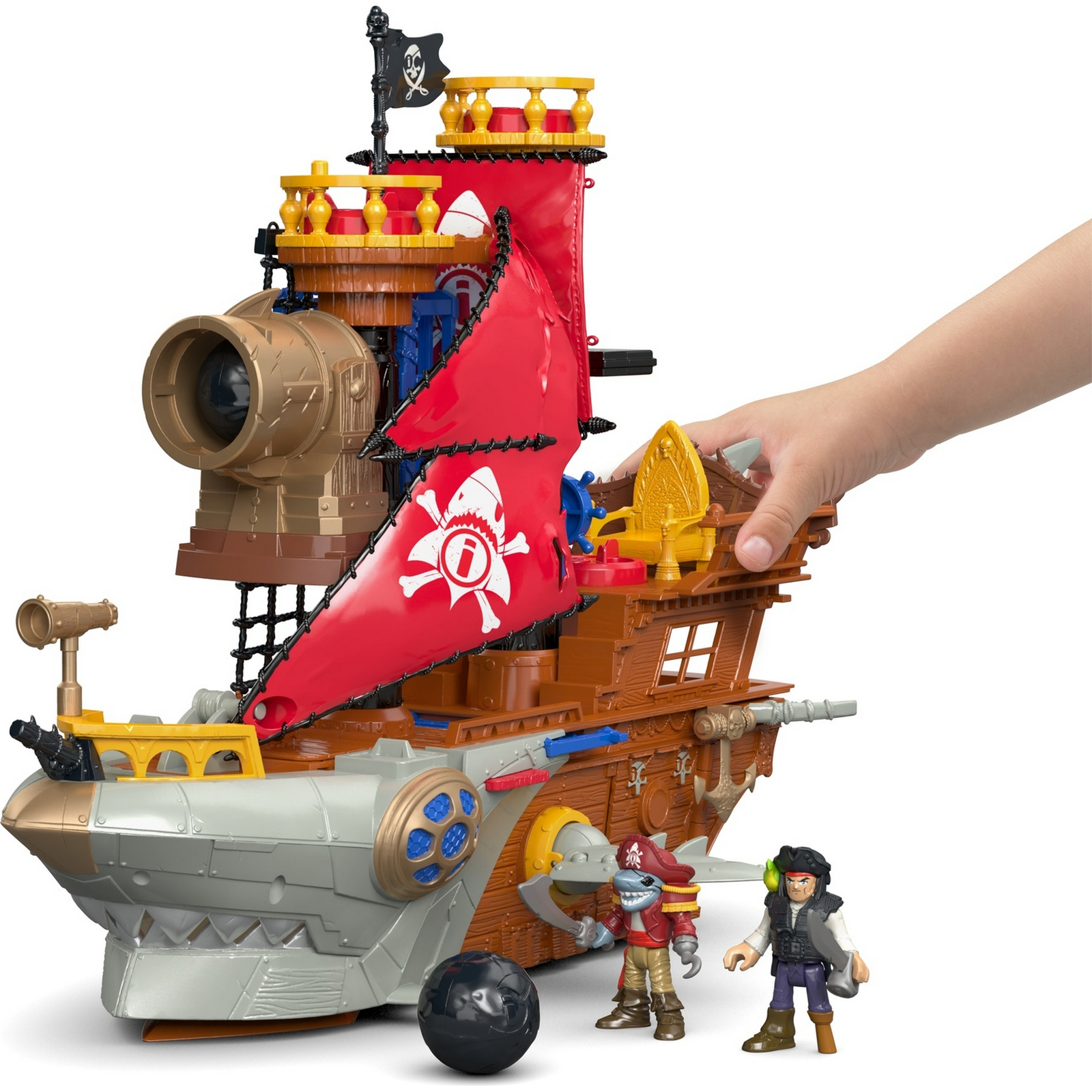 Набор игровой IMAGINEXT Пиратский корабль Акула DHH61 - фото 23