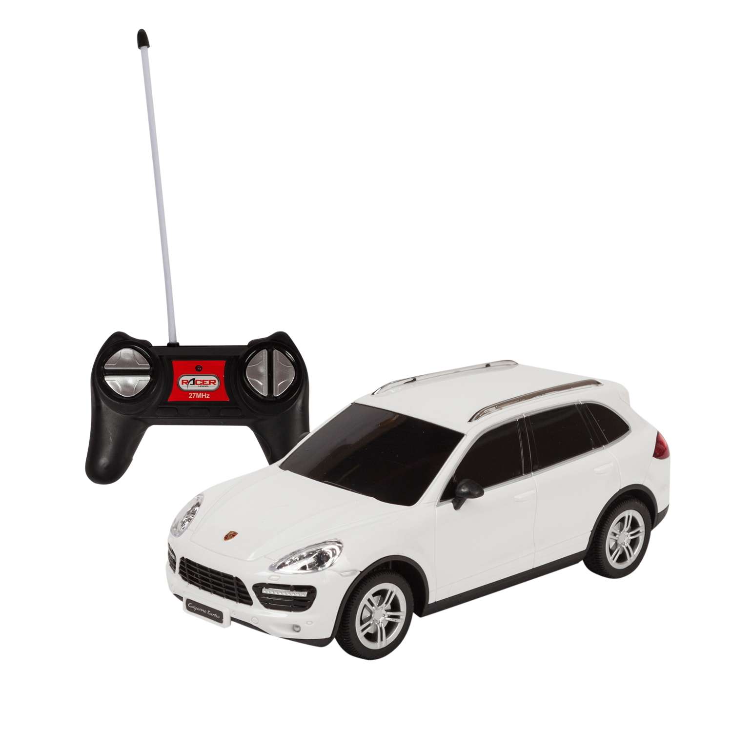 Машинка на радиоуправлении Mobicaro Porsche Cayenne 1:24 Белая - фото 1