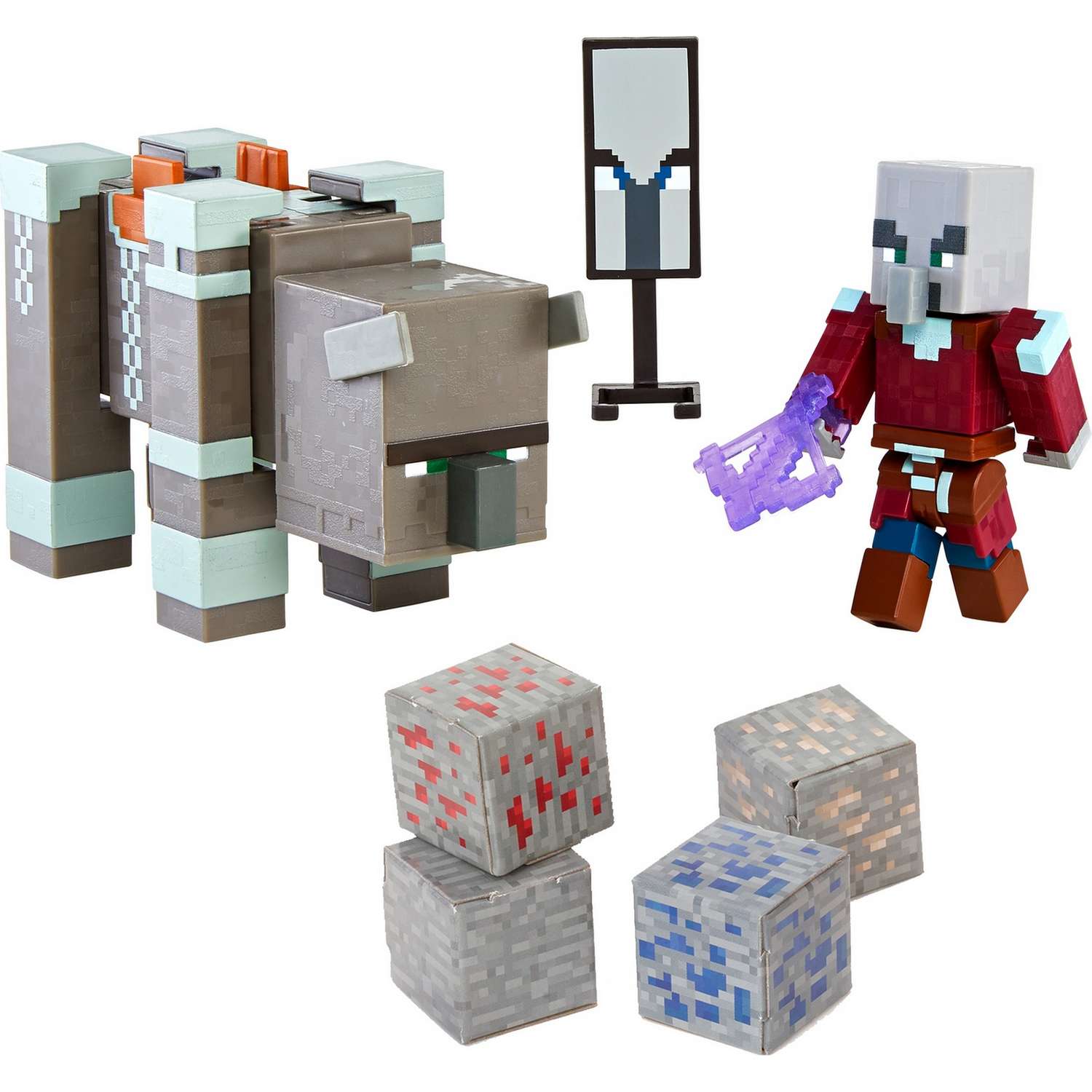 Набор фигурок Minecraft Разоритель и Капитан Разбойников GTT54 - фото 1