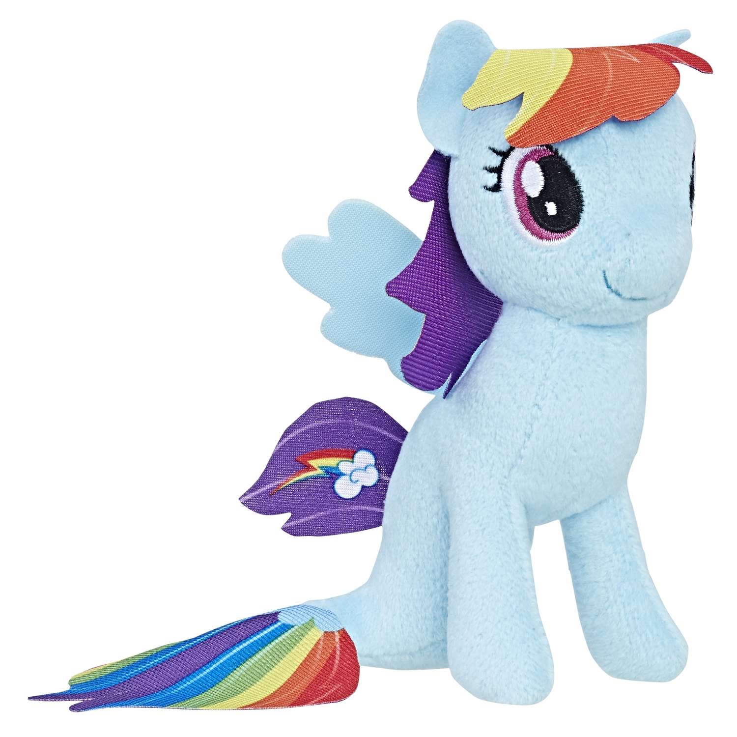 Игрушка мягкая My Little Pony Пони Рейнбоу Дэш с волосами C2842EU4 - фото 1