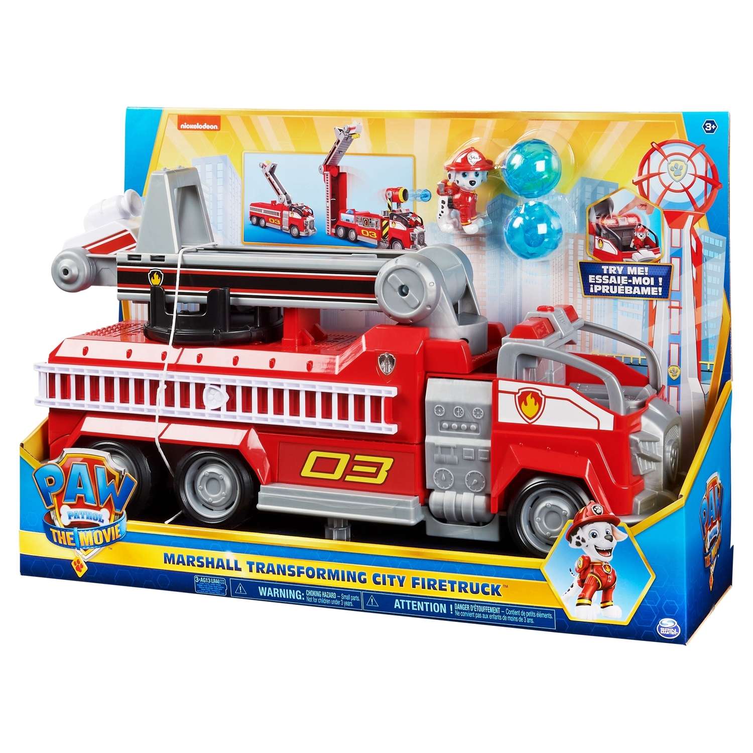 Машинка Paw Patrol Кино Маршал трансформирующаяся 6060444 купить по цене  32790 ₸ в интернет-магазине Детский мир