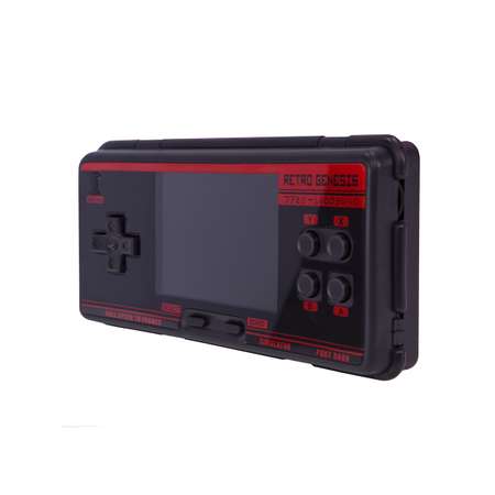 Портативная игровая приставка Retro Genesis Port-3000 4000+игр черно-красная / 10 эмуляторов / 3.0 экран IPS / SD-карта / сохранение
