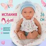 Испанская кукла для девочки Arias Calin reborn реалистичная виниловая силиконовая мини реборн пупс 26 см