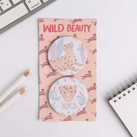 Стикеры ArtFox на подложке Wild beauty 2 шт.