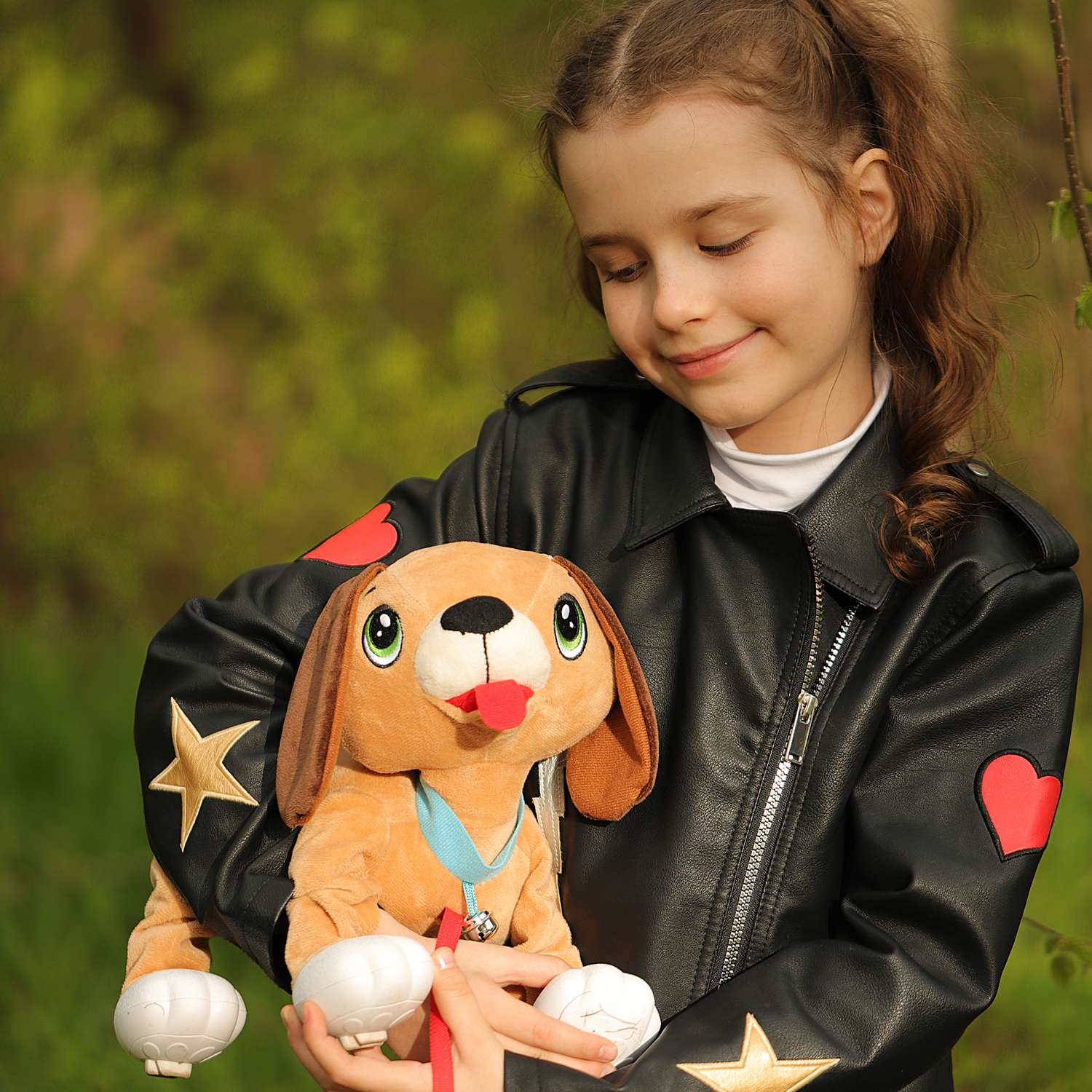 Интерактивная игрушка Собачка-Шагачка на поводке Метис - фото 3
