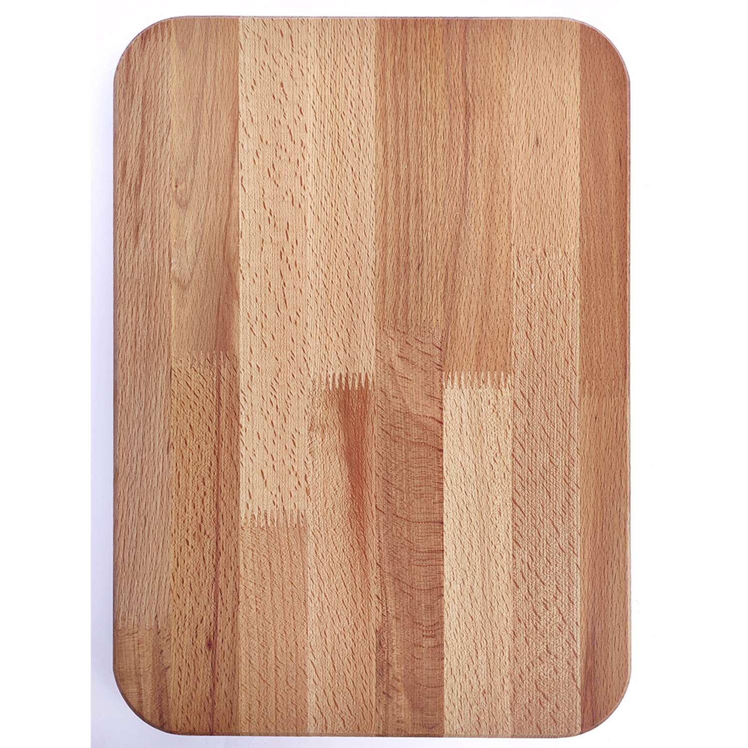 Разделочная доска Хозяюшка сервировочная деревянная из бука 400х300х30 - фото 1