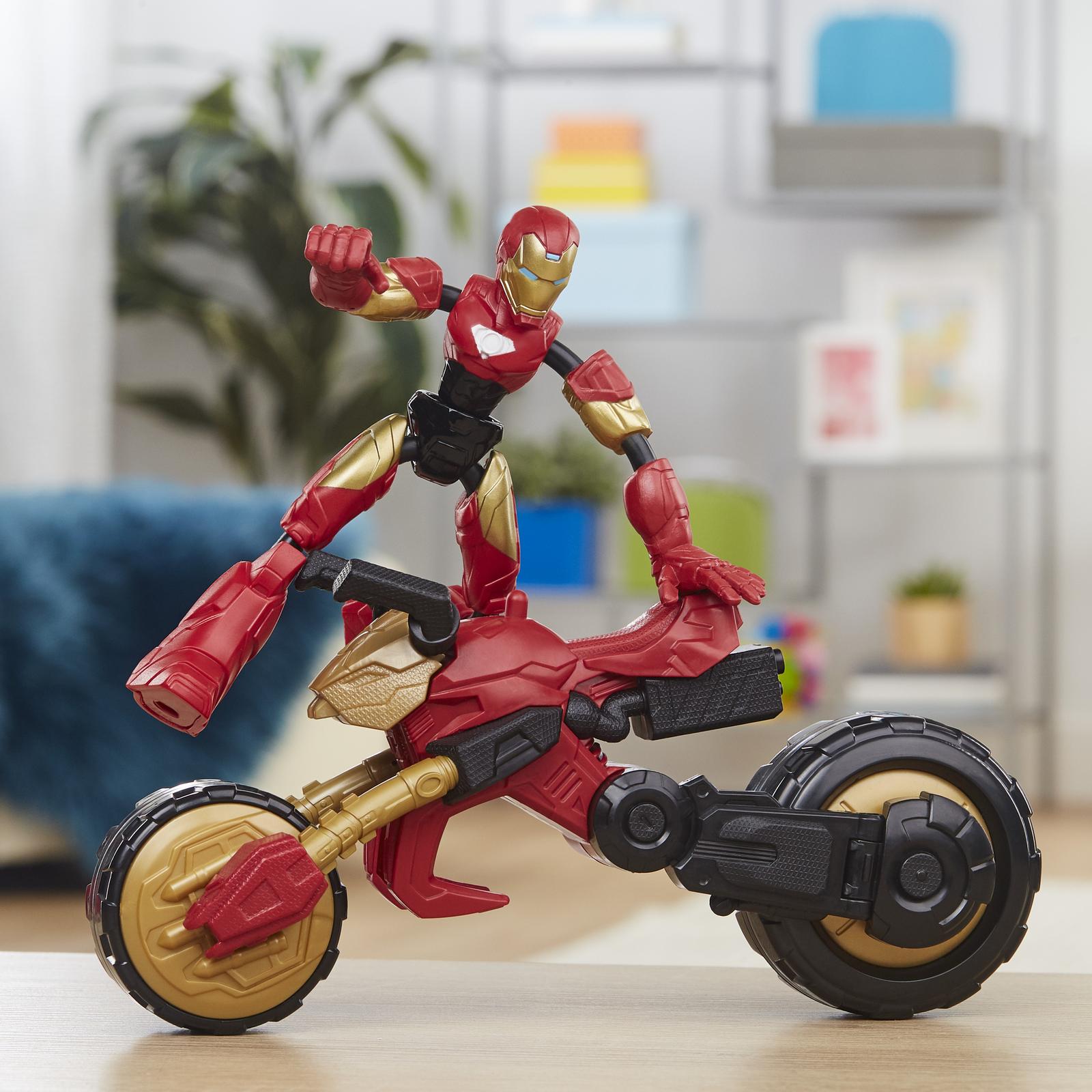 Набор игровой Hasbro (Marvel) Бенди Железный человек на мотоцикле F02445L0 - фото 12