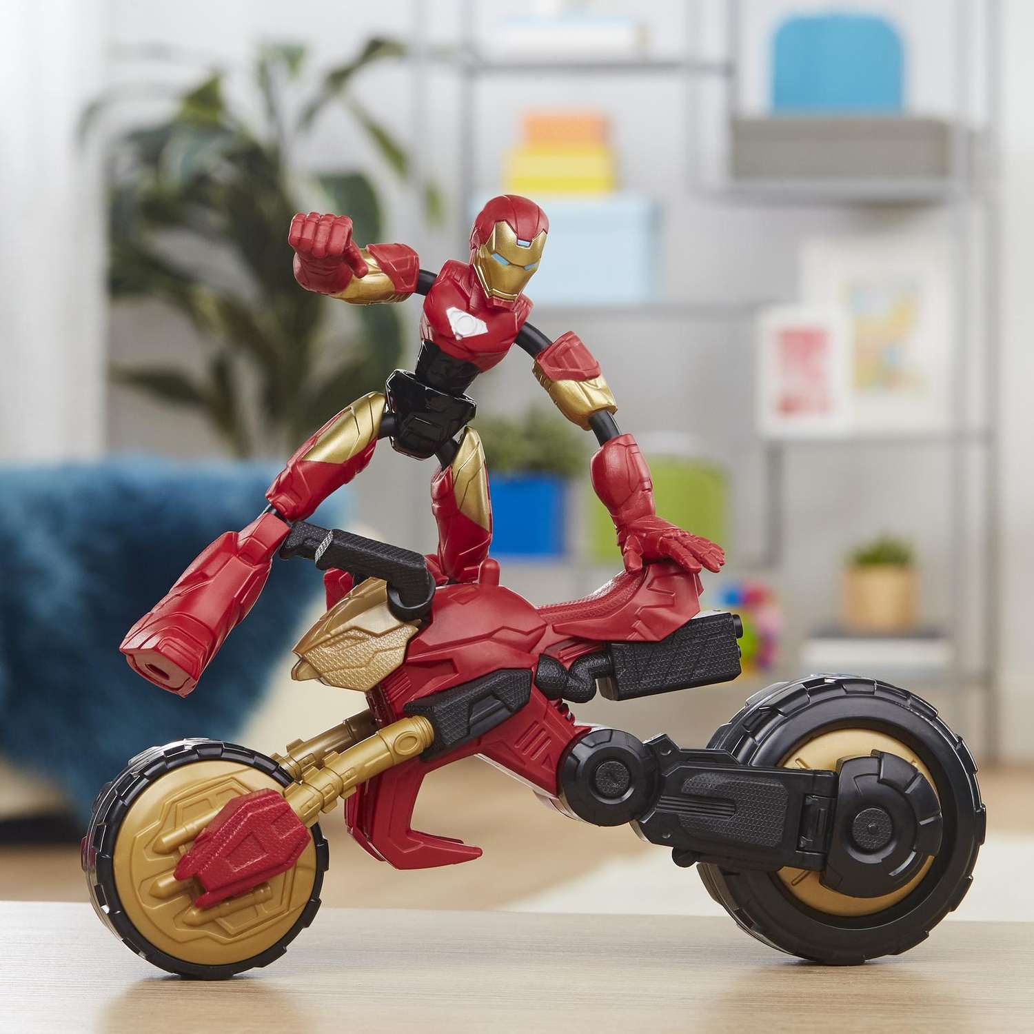 Набор игровой Hasbro (Marvel) Бенди Железный человек на мотоцикле F02445L0 - фото 12
