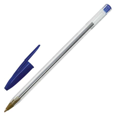 Ручка шариковая Staff Basic Budget BP-04 0.5мм Синяя 143868 