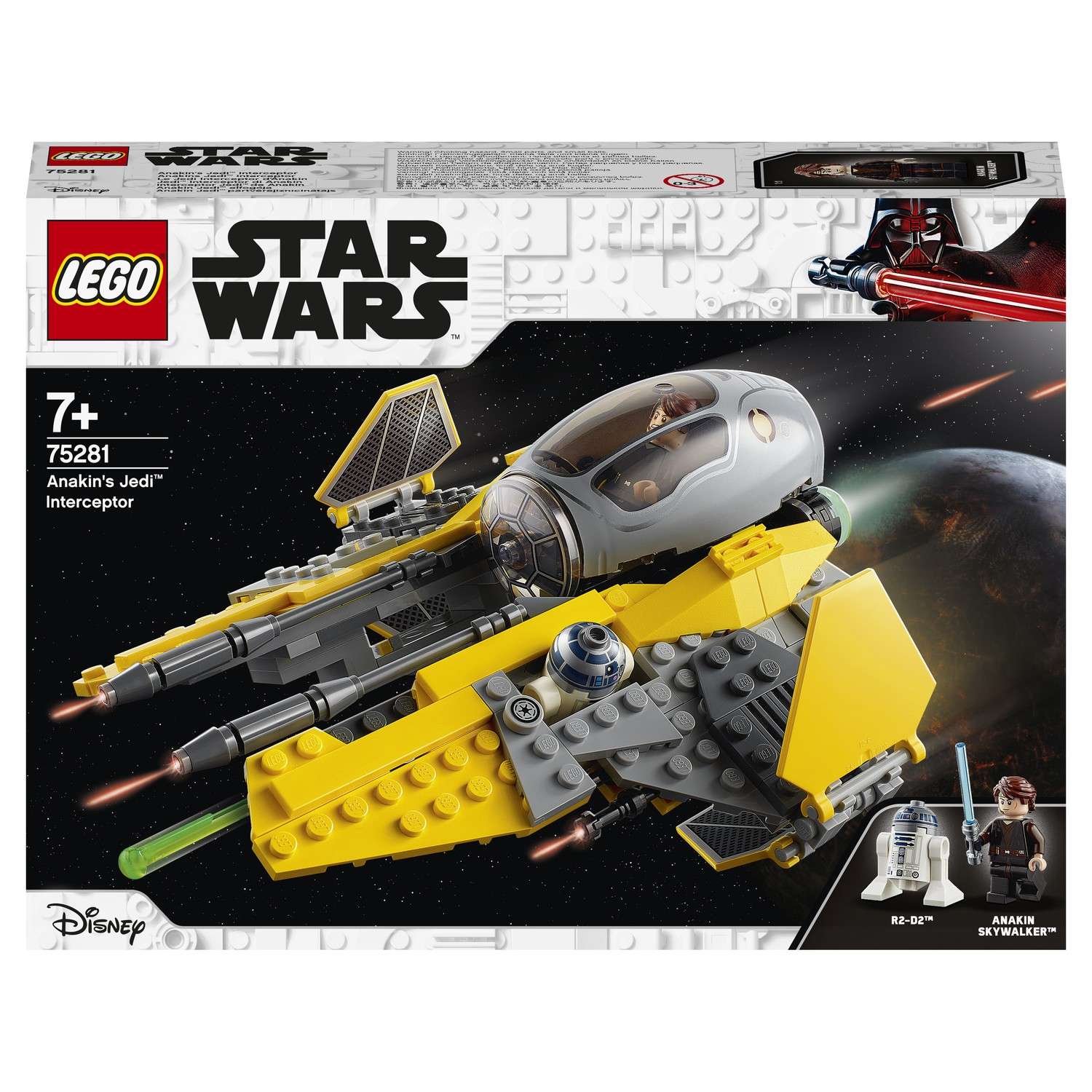 Конструктор LEGO Star Wars Джедайский перехватчик Энакина 75281 - фото 2