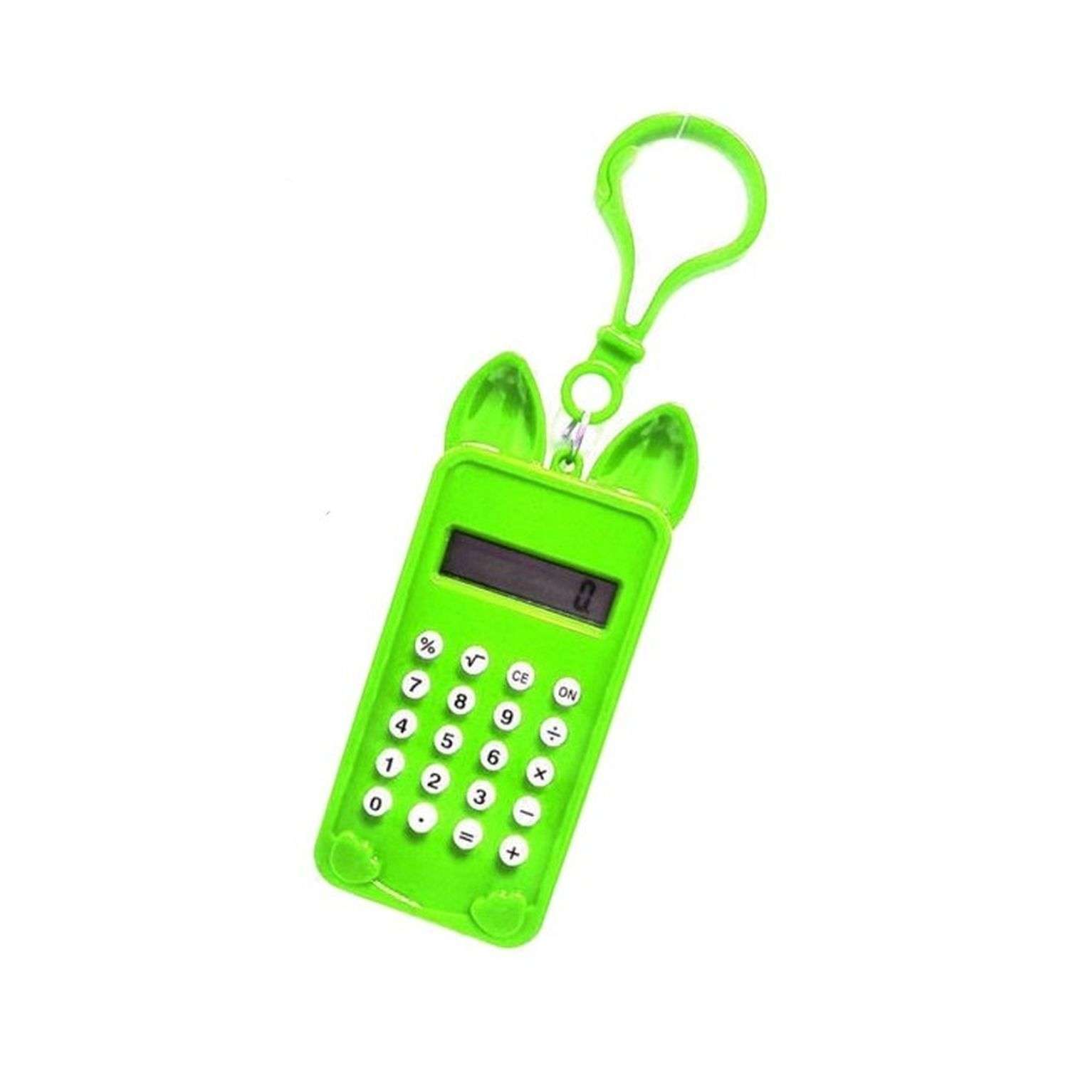 Брелок-калькулятор Uniglodis Мышка зеленый - фото 1