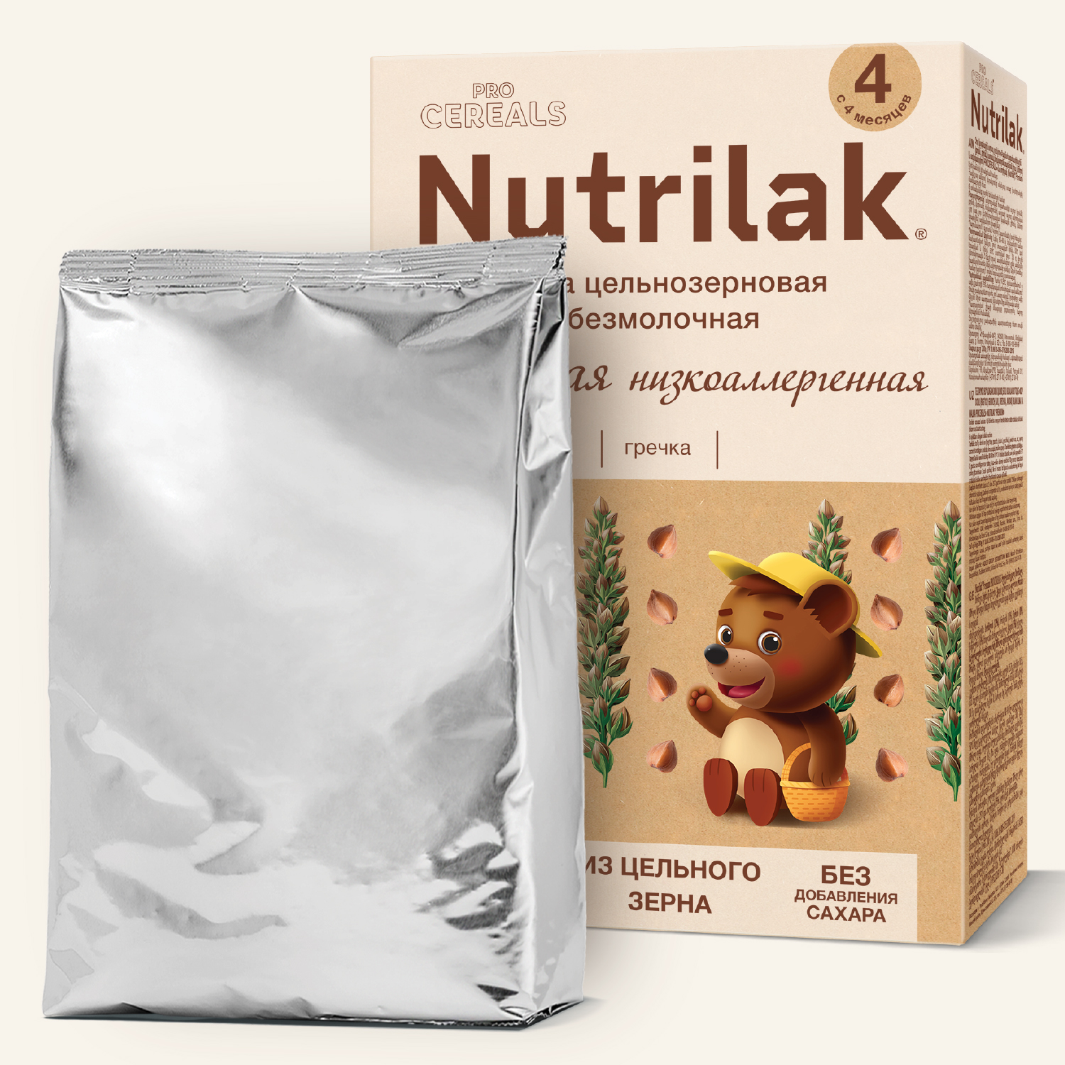 Каша безмолочная Nutrilak Premium Procereals гречневая низкоаллергенная 200г с 4месяцев - фото 9