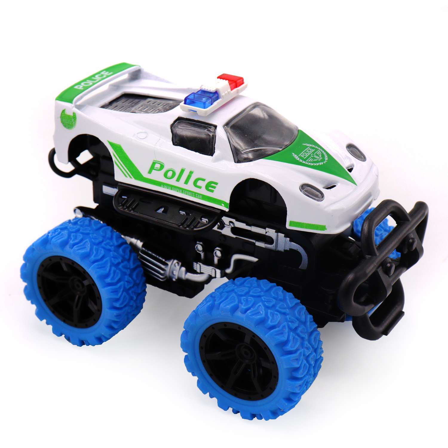 Машинка Funky Toys Полицейская с синими колесами FT8488-7 FT8488-7 - фото 2