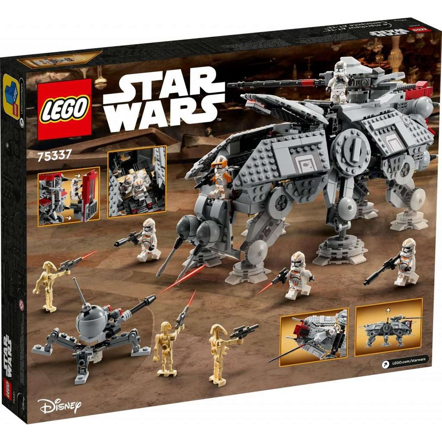 Конструктор LEGO Star Wars AT-TE Walker 75337 - фото 8