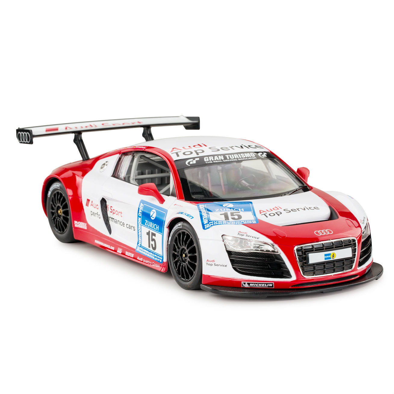 Машинка р/у Rastar Audi R8 LMS 1:14 бело-красная купить по цене 299 ₽ в  интернет-магазине Детский мир