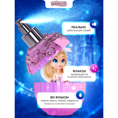 Игрушка сюрприз Парфю-мисс Кукла принцесса Мисти из флакона с аксессуарами