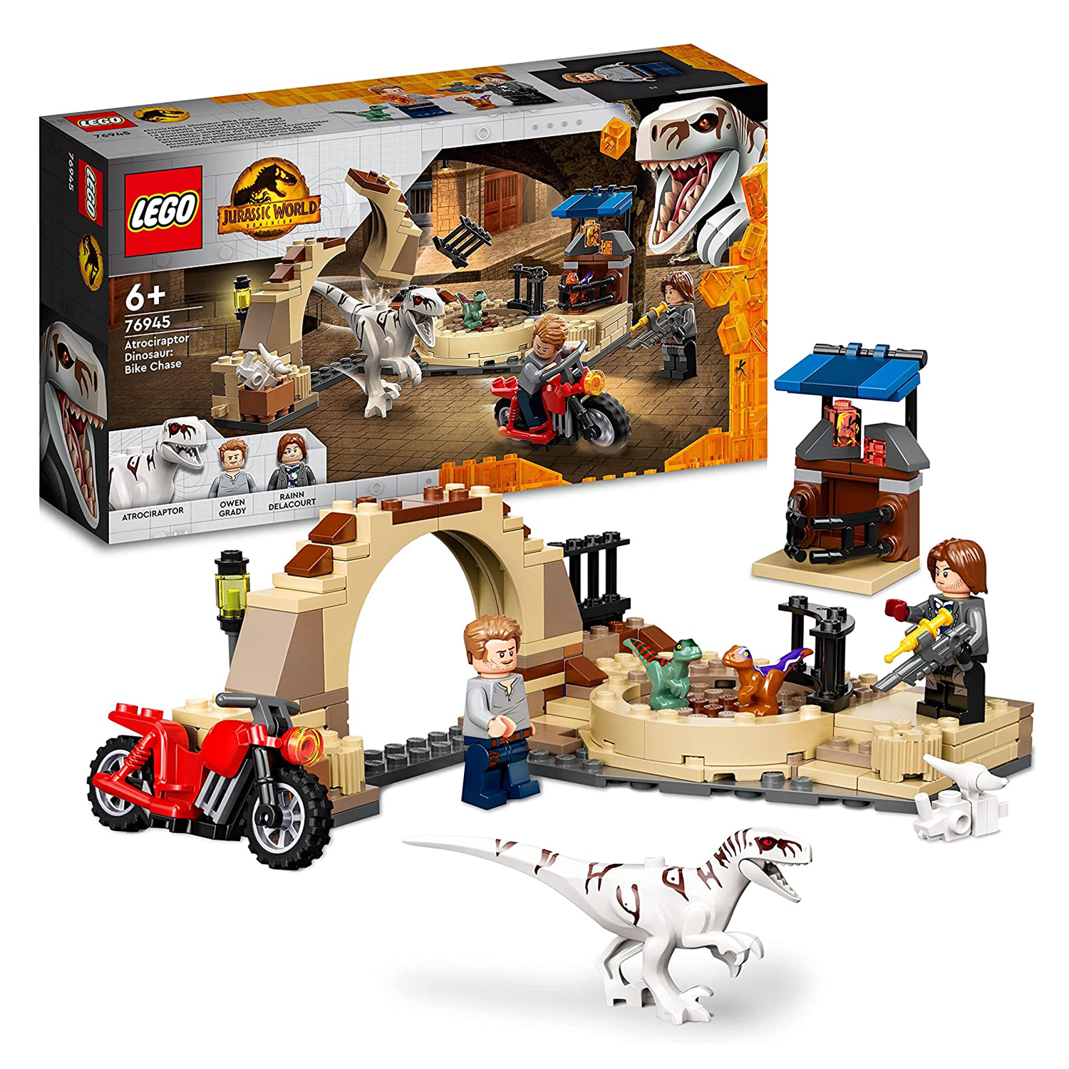 Конструктор детский LEGO Jurassic World Атроцираптор 76945 купить по цене  2728 ₽ в интернет-магазине Детский мир