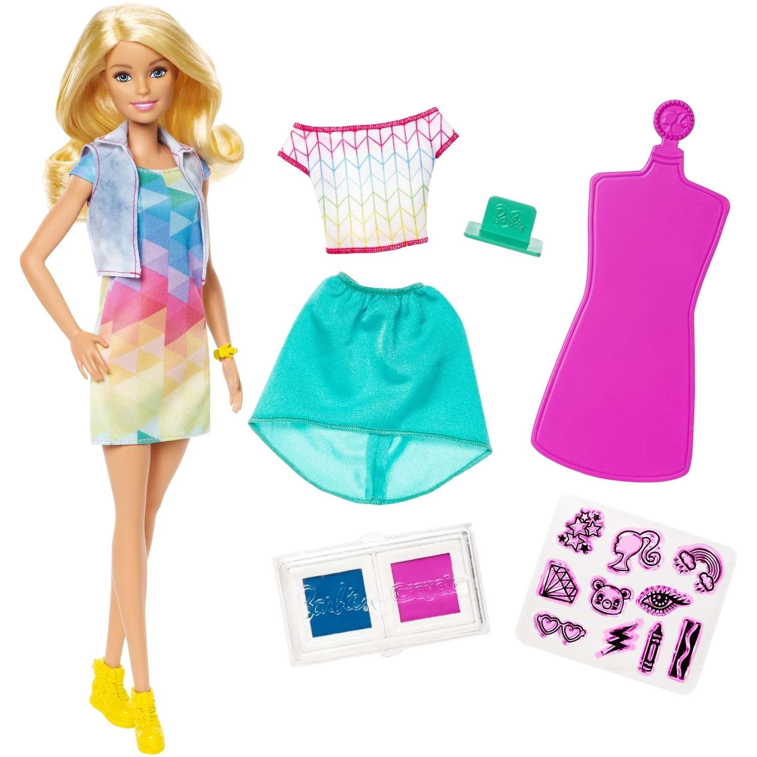 Кукла Barbie Крайола Цветной сюрприз FRP05 FRP05 - фото 1